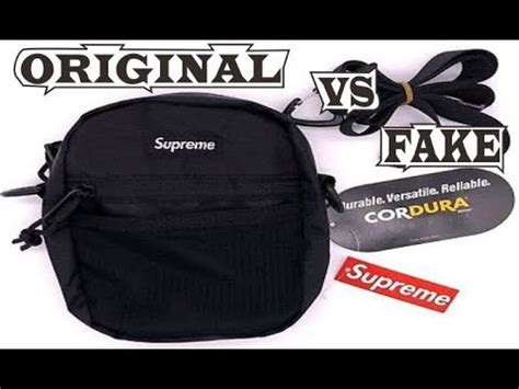 supreme shoulder bag fw17 authentic vs fake|how to check for fake supreme.